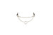 Cottelli - dupla láncos, gyűrűs nyaklánc (ezüst-fekete) kép