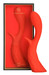 LAMOUROSE PRISM VII  - akkus vibrátor (vérnarancs) kép