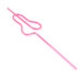 Péniszes (hajlított) szívószál - pink (4 db) kép