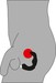 Rebel - hajlított prosztata vibrátor (fekete) kép