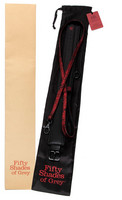 A szürke ötven árnyalata - nyakörv pórázzal (fekete-vörös) kép