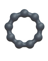 Dorcel Maximize - gömbös, szilikon péniszgyűrű (szürke) kép