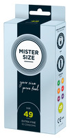 Mister Size vékony óvszer - 49mm (10 db) kép