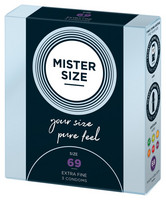 Mister Size vékony óvszer - 69mm (3 db) kép
