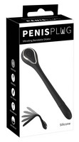 Penis Plug Dilator - akkus húgycsővibrátor (0,6-1,1 cm) - fekete kép