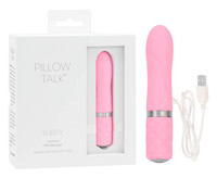 Pillow Talk Flirty - akkus rúd vibrátor (pink) kép