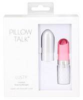 Pillow Talk Lusty - akkus, nyelves rúdvibrátor (pink) kép