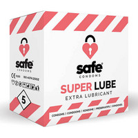 SAFE Super Lube - extra síkos óvszer (5 db) kép