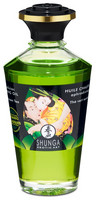 Shunga - melegítő hatású masszázsolaj - zöld tea (100 ml) kép