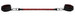 A szürke ötven árnyalata - lábterpesztő rúd bilincsekkel (fekete-vörös) kép