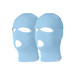 Balaclava - kötött maszk 3 nyílással (kék) kép