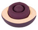 Belou - akkus, forgó, vulva masszírozó vibrátor (lila) kép