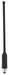DILATOR - hosszú, szilikon húgycsővibrátor - fekete (8-11mm) kép