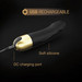 Dorcel Real Vibration S 2.0 - akkus vibrátor (fekete-arany) kép