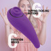 FEELZTOYS Femmegasm - akkus, vízálló hüvelyi és csikló vibrátor (lila) kép
