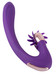 Javida - akkus, melegítős, forgó nyelves vibrátor (lila) kép