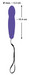 Mini Power Vibe - akkus szilikon vibrátor (lila) kép