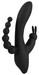 SMILE Triple - akkus, vízálló 3 ágú vibrátor (fekete) kép