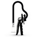 Saiz Premium - csiklószívó pumpa (áttetsző-fekete) kép