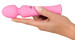Smile Mini Wand - akkus, masszírozó vibrátor (pink) kép