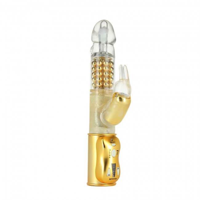 Dorcel Orgasmic Rabbit - csiklókaros vibrátor (arany) kép