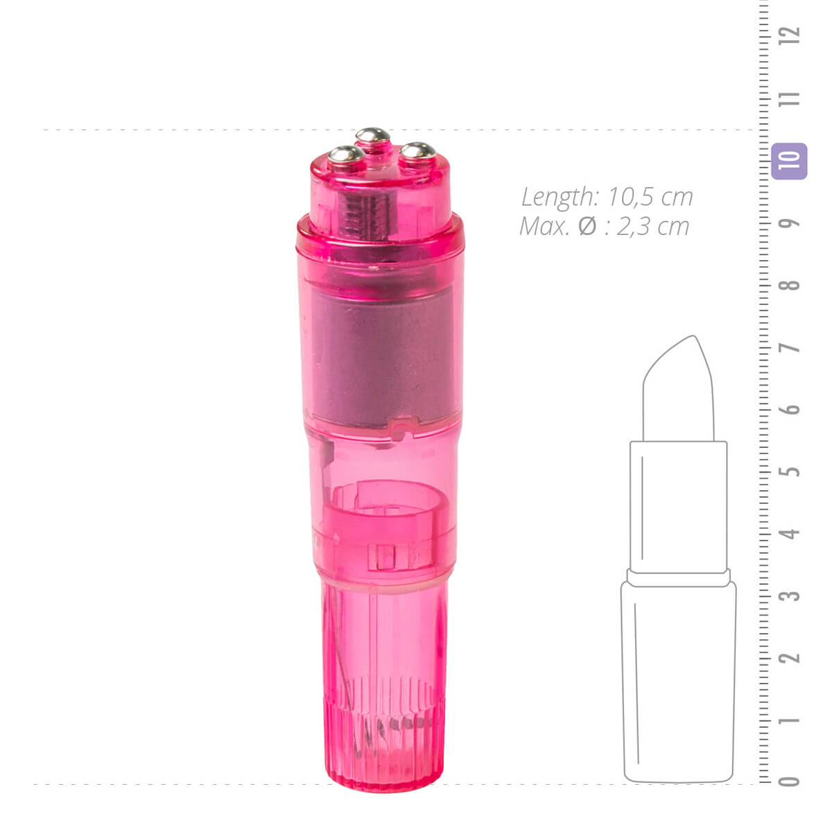 Easytoys Pocket Rocket - vibrátoros szett - pink (5 részes) kép
