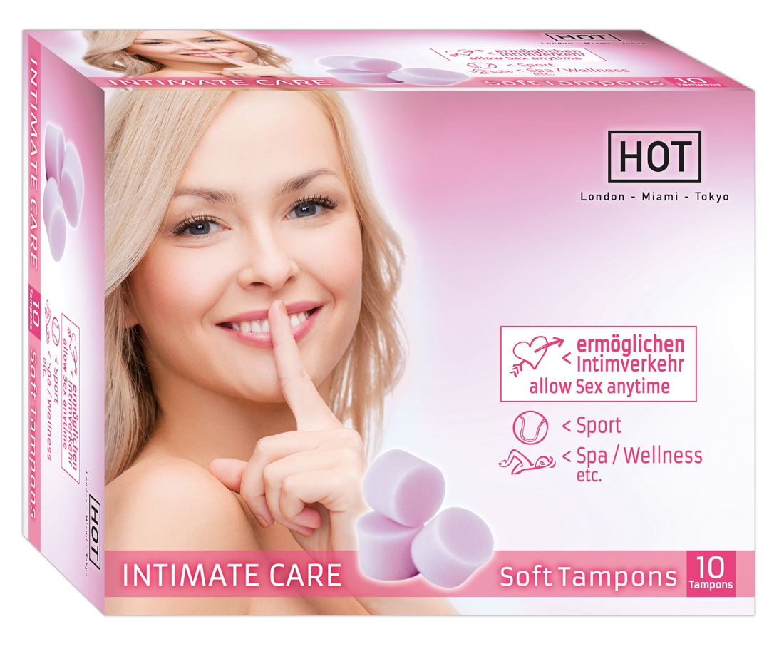 HOT Intimate Care - szextampon (10 db) kép