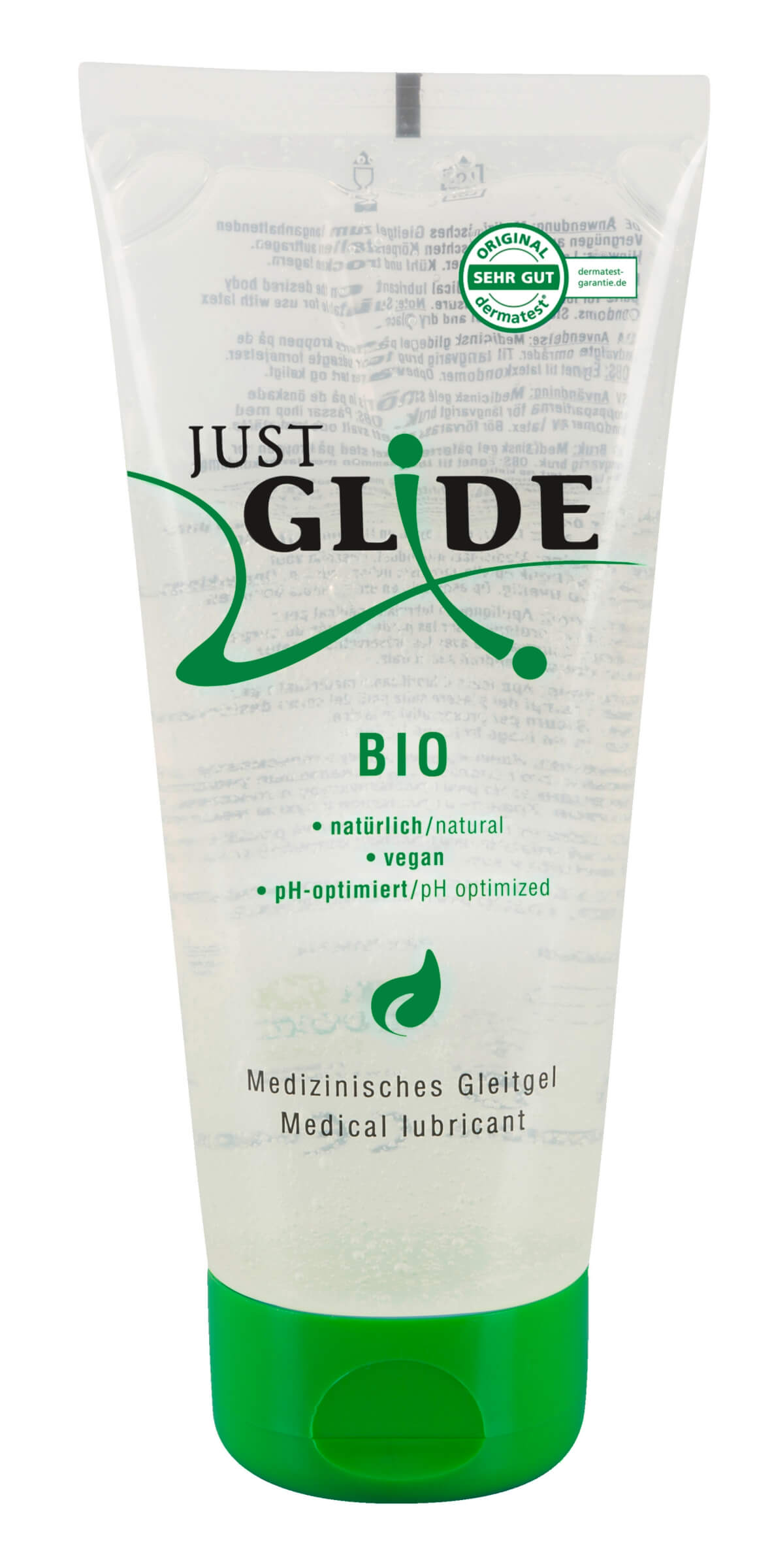 Just Glide Bio - vízbázisú vegán síkosító (200 ml) kép
