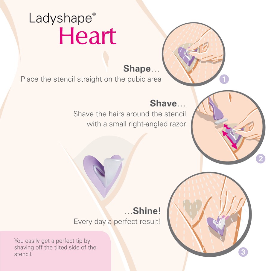 Ladyshape - fazonborotva (szív) kép