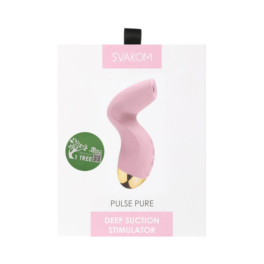 Svakom Pulse Pure - akkus, léghullámos csiklóizgató (pink) kép